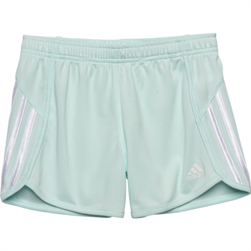 Adidas Big Girls 3-Stripe Mesh Shorts