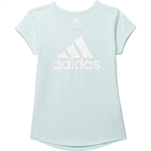 Adidas Big Girls Badge of Sport T-Shirt - Short Sleeve