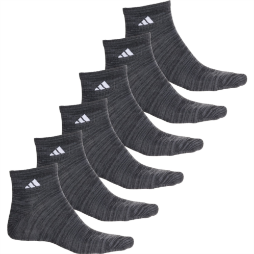 Adidas Cushioned Superlite Socks - 6-Pack, Quarter Crew (For Men)