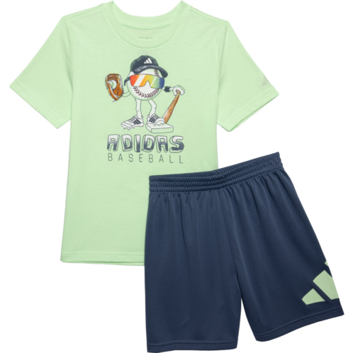 Adidas Little Boys Sporty T-Shirt and Shorts Set - Short Sleeve