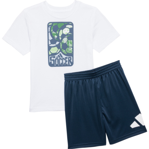 Adidas Little Boys T-Shirt and Shorts Set - Short Sleeve