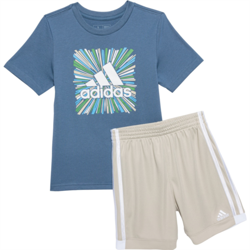 Adidas Little Boys T-Shirt and Winner Shorts Set - Short Sleeve