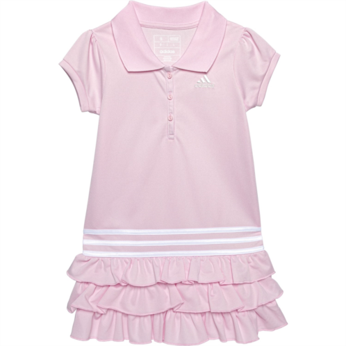 Adidas Little Girls Pique Golf Polo Dress - Short Sleeve