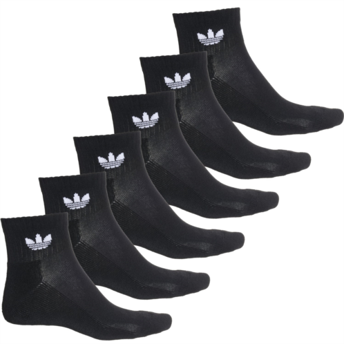 Adidas Originals Running Socks - 6-Pack, Quarter Crew (For Men)