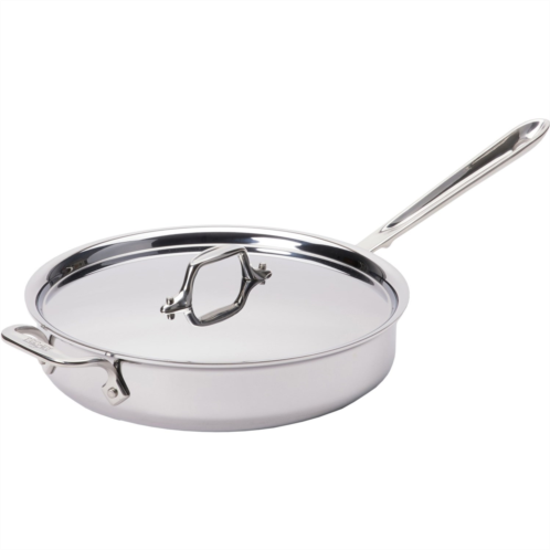 All-Clad D3 Tri-Ply Saute Pan with Lid - Stainless Steel, 3 qt., Slightly Blemished