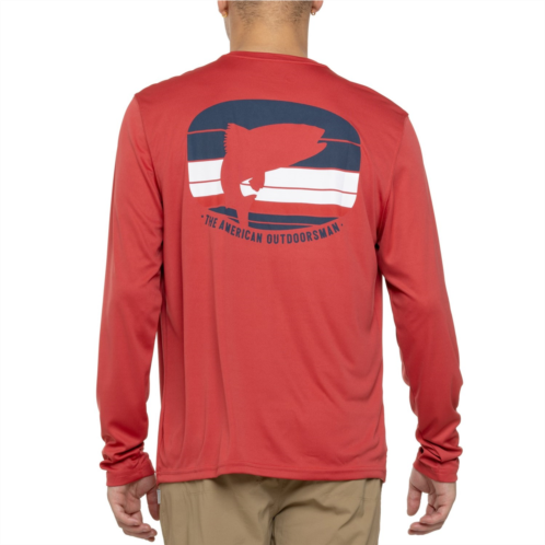 American Outdoorsman Trout Outline Sun Shirt - UPF 50, Long Sleeve