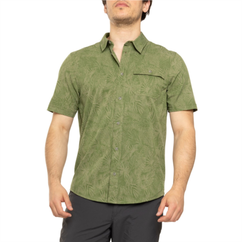 Avalanche Woven Palm Print Shirt - Short Sleeve