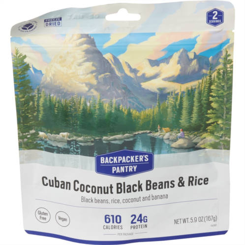 Backpacker  s Pantry Vegan Cuban Coconut Rice and Black Beans Meal - 2 Servings