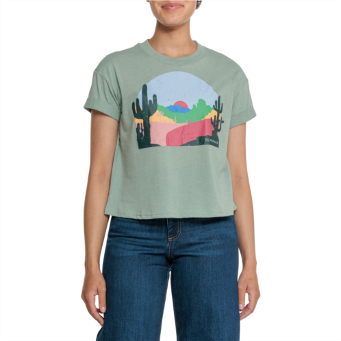 Bearpaw Desert Landscape Graphic T-Shirt - Short Sleeve