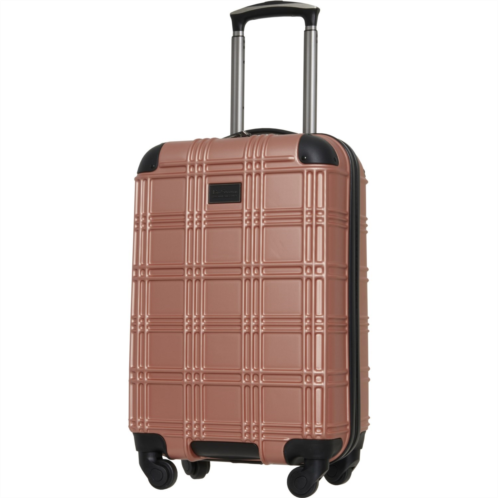 Ben Sherman 20” Nottingham Carry-On Spinner Suitcase - Hardside, Expandable, Rose Gold