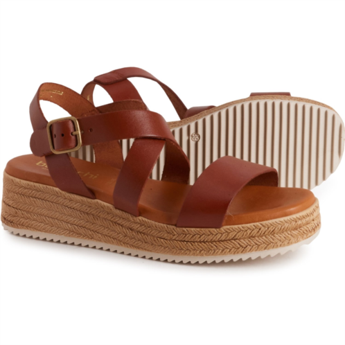 BERTUCHI Made in Spain Ankle Strap Flatform Sandals - Leather (For Women)