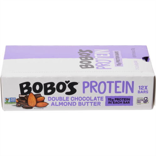 Bobo  s Double Chocolate Almond Butter Protein Bars - 12-Pack
