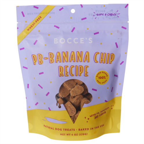 Bocce  s Bakery Peanut Butter Banana Chip Dog Biscuits - 6 oz.