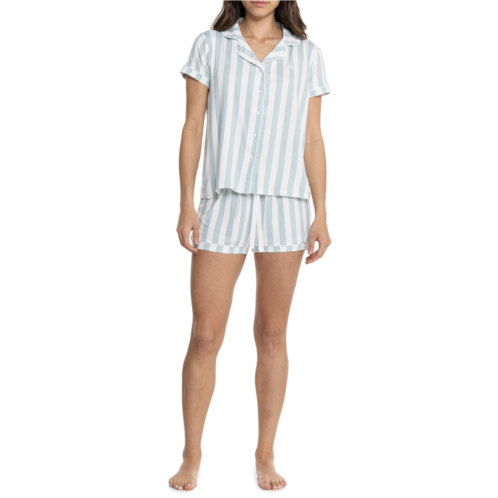 Born Yummy Notch Collar Pajamas - Short Sleeve