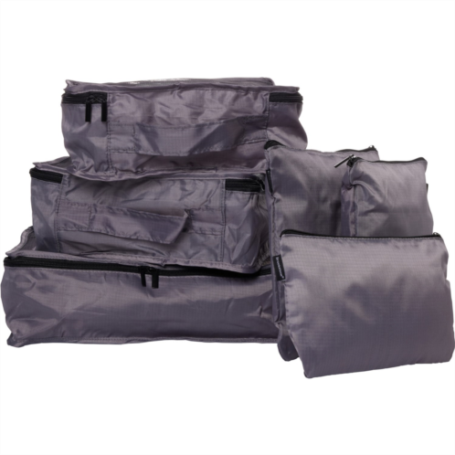Brookstone Travel Packing Cube Set - 6-Piece, Dark Grey