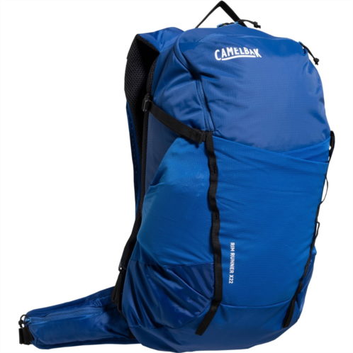 CamelBak Rim Runner X22 Hydration Pack - 70 oz. Reservoir, True Blue-White