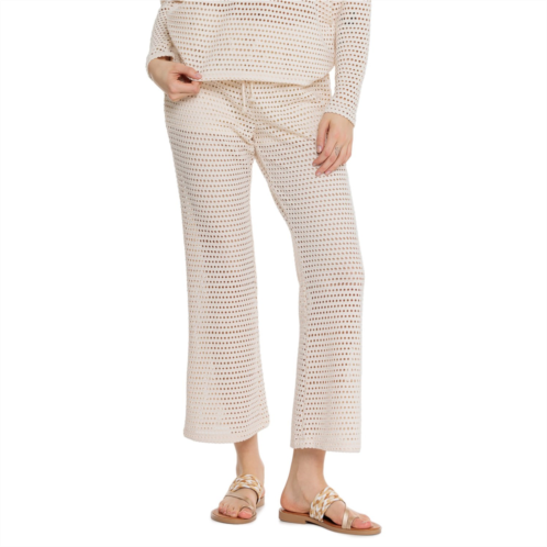 C&C California Coord Open Weave Pull-On Pants - Wide Leg