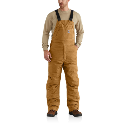 Carhartt 102691 Flame Resistant Quick Duck Quilt-Lined Bib Overalls - Insulated, Factory Seconds