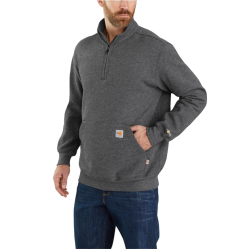 Carhartt 105028 Flame Resistant Force Midweight Sweatshirt - Zip Neck, Factory Seconds