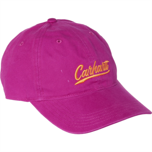 Carhartt 105247 Canvas Script Graphic Baseball Cap (For Women)