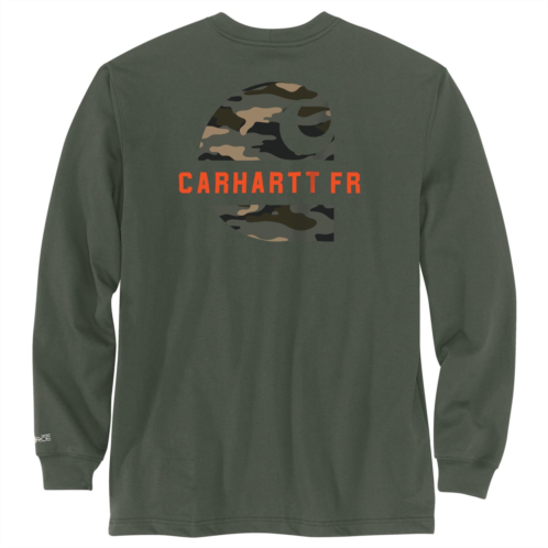 Carhartt 105546 Flame Resistant Force Loose Fit Lightweight Graphic C T-Shirt - Long Sleeve