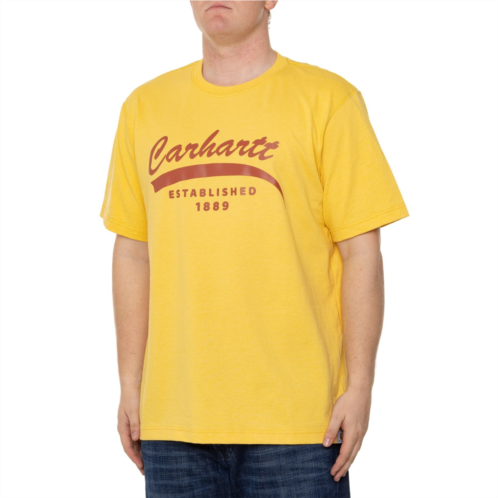 Carhartt 105714 Relaxed Fit Heavyweight Script Graphic T-Shirt - Short Sleeve, Factory Seconds