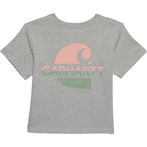 Carhartt Big Girls CA9966 Pocket T-Shirt - Short Sleeve