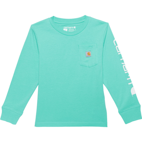 Carhartt Little Girls Pocket T-Shirt - Long Sleeve