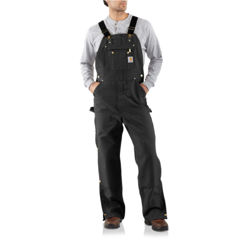 Carhartt R37 Big and Tall Zip-to-Thigh Bib Overalls - Unlined, Factory Seconds