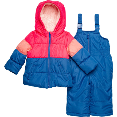 Carter  s Infant Girls Heavyweight Jacket and Bib Pants Snowsuit - Insulated