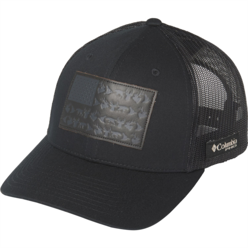 Columbia Sportswear PHG Leather Game Flag Trucker Hat (For Men)