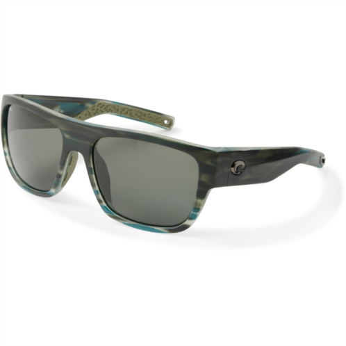 Costa Enzo Sunglasses - Polarized Crystal Glass Mirror Lenses (For Men and Women)