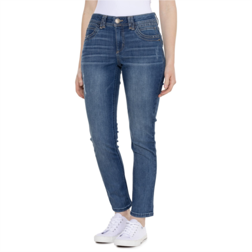 Democracy AbTechnology Destructed Ankle Jeans - Mid Rise