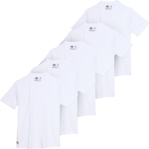 Dickies Cotton Undershirts - 5-Pack, Short Sleeve