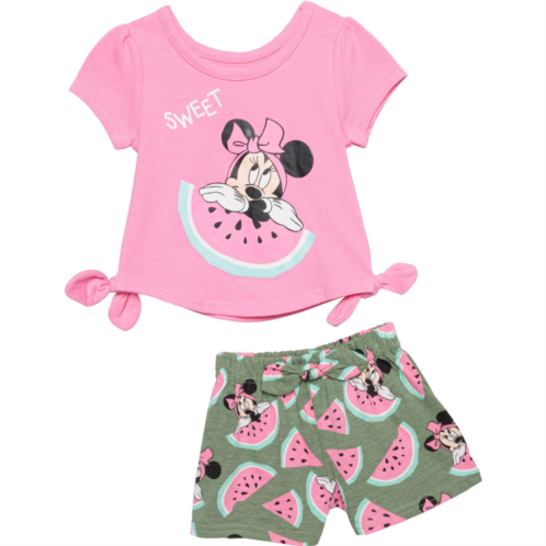 Disney Infant Girls Minnie Mouse T-Shirt and Shorts Set - Short Sleeve