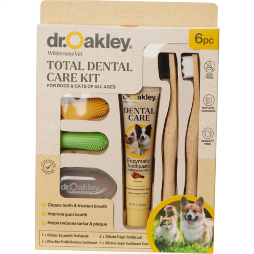 Dr. Oakley Total Care Dog Dental Kit - 6-Piece
