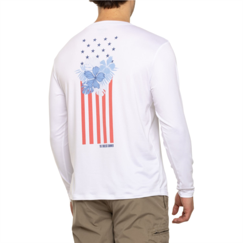 Endless Summer Flag Graphic Sun Shirt - UPF 50, Long Sleeve