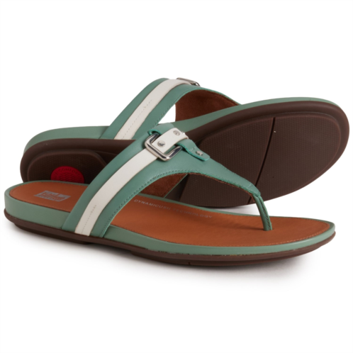 FitFlop Gracie Stud-Buckle Toe-Post Sandals - Leather (For Women)