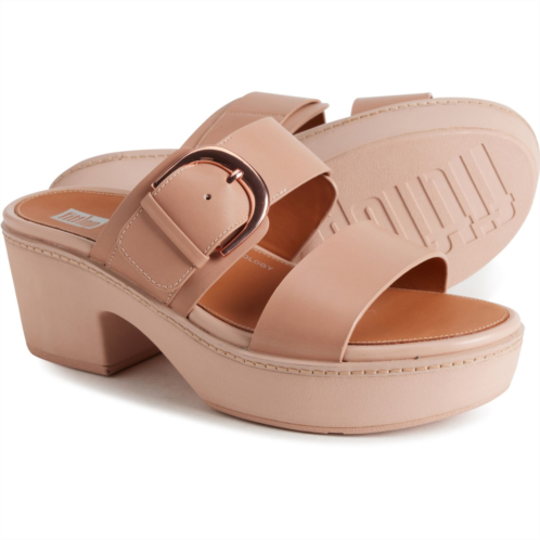 FitFlop Pilar Slide Platform Sandals - Leather (For Women)