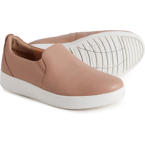 FitFlop Rally Slip-On Skate Sneakers - Leather (For Women)