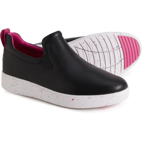FitFlop Rally Speckle Sole Slip-On Trainer Shoes - Leather (For Women)