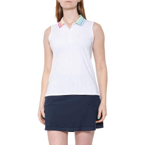 G/FORE Color Blend Silky Tech Polo Shirt - Sleeveless