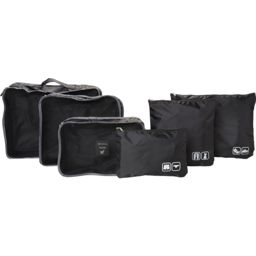 GFORCE Ultimate Traveling Packing Cube Set - 6-Piece, Black