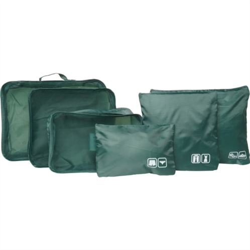 GFORCE Ultimate Traveling Packing Cube Set - 6-Piece, Emerald