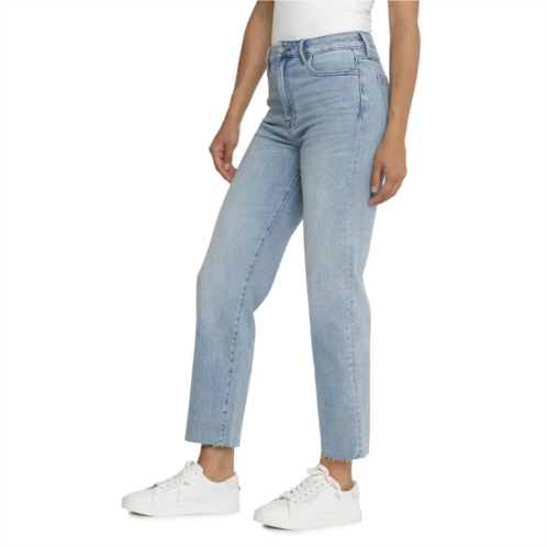 HIDDEN Clean Stretch Cropped Jeans - Straight Leg