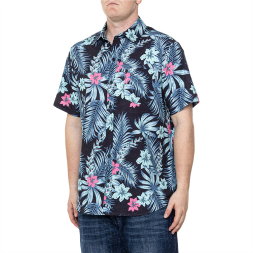 Hurley Futura Floral Stretch-Woven Shirt - UPF 50+, Short Sleeve