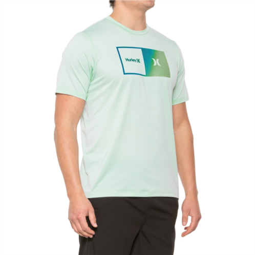 Hurley Halfer Gradient Hybrid T-Shirt - UPF 50+, Short Sleeve