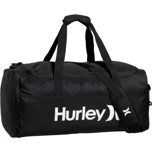 Hurley Large Block Duffel Bag - Black-White