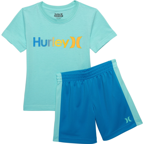 Hurley Little Boys Logo T-Shirt and Shorts Set - Short Sleeve