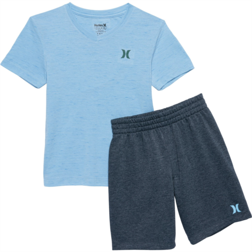 Hurley Little Boys T-Shirt and French Terry Short Set - Short Sleeve